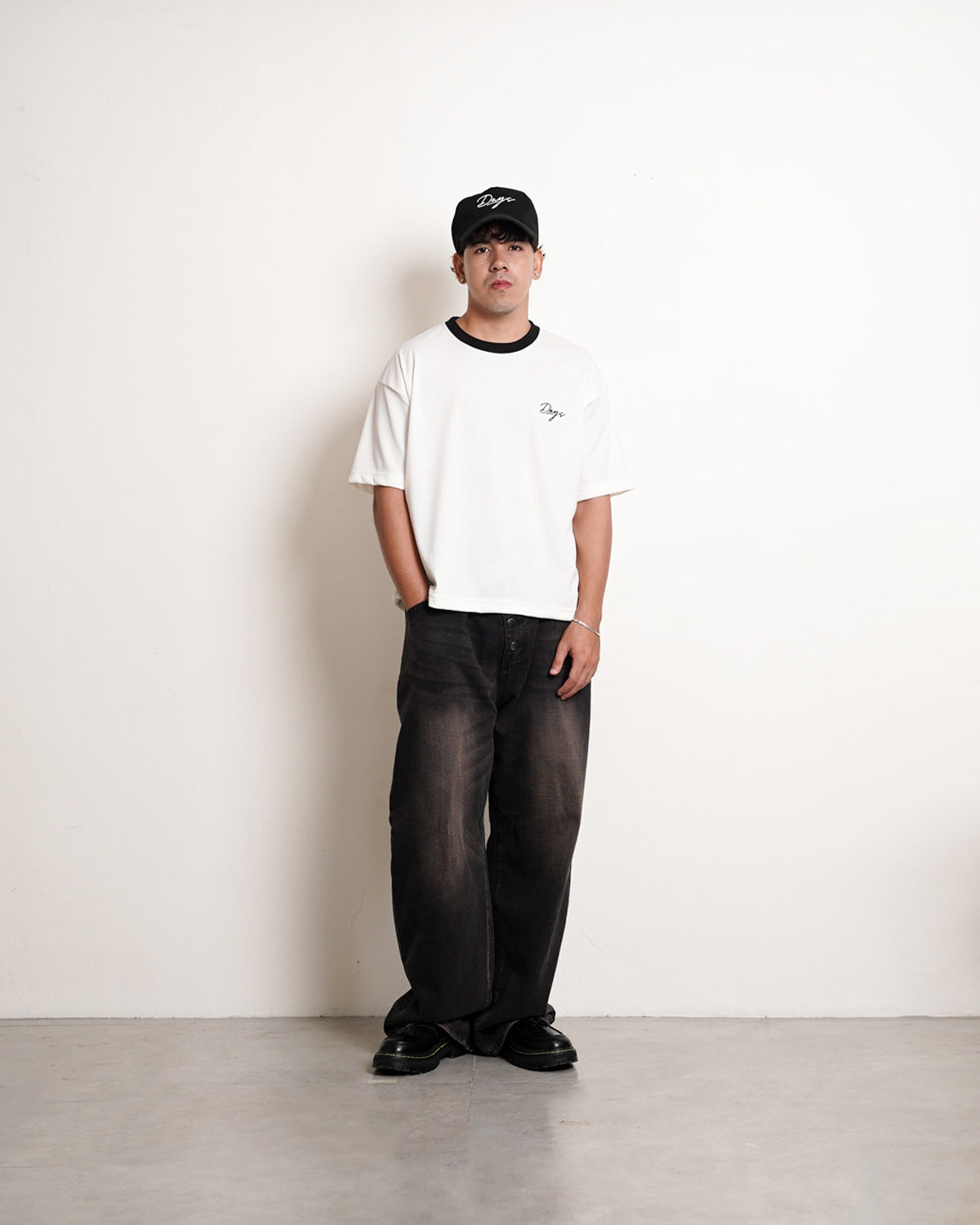 SCRIPT KNITTED SHIRT