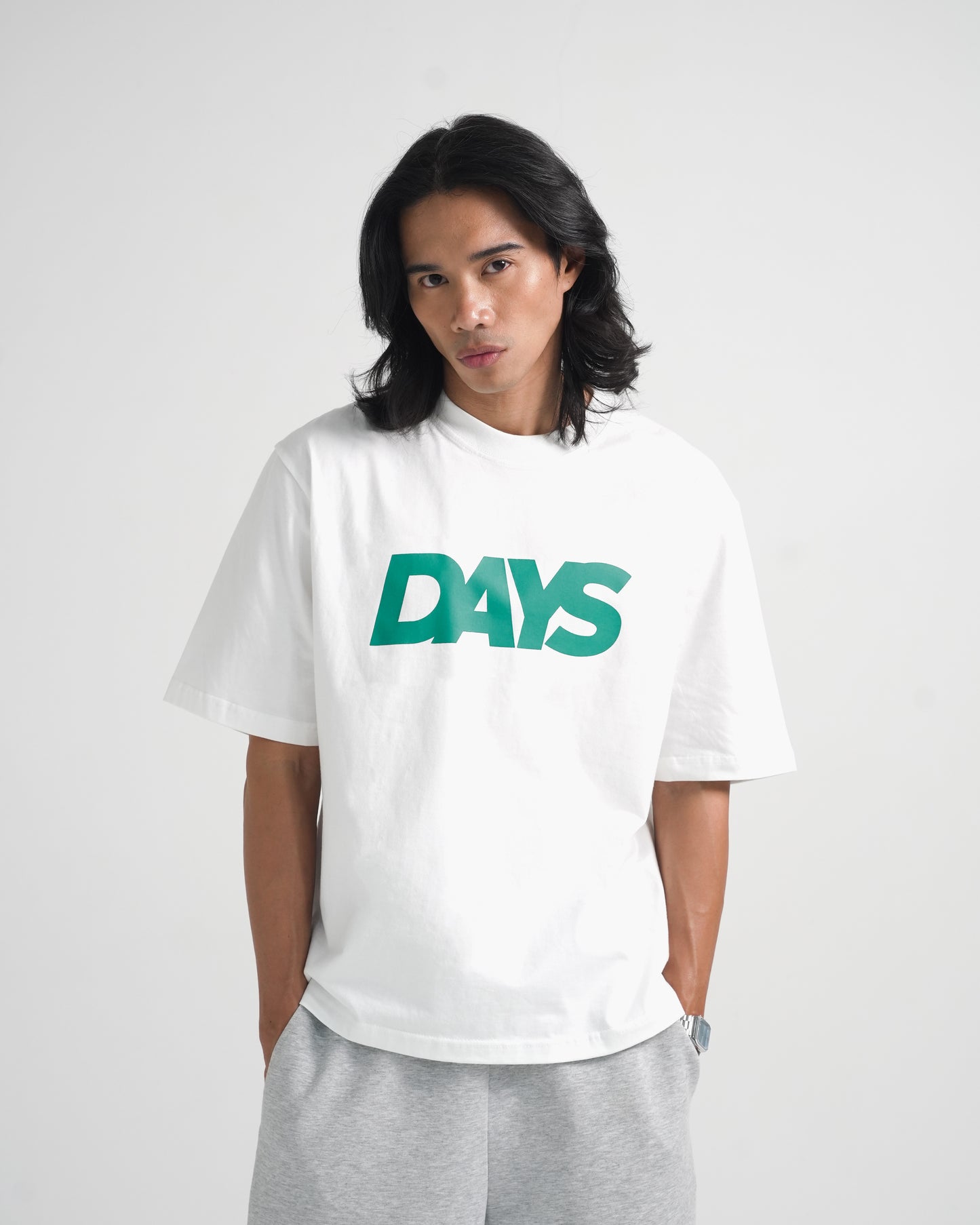 BASIC WORDMARK OVERSIZED BOXY T-SHIRT