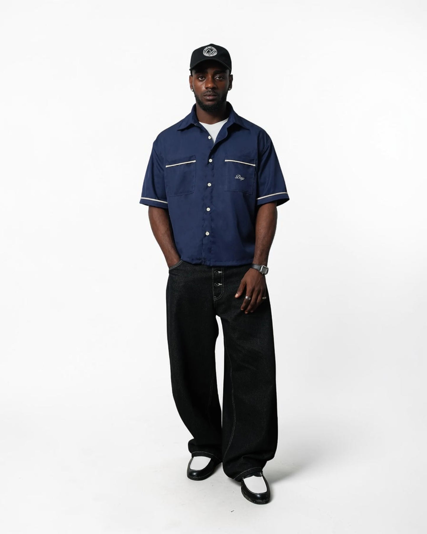 HALLMARK BOXY CROPPED BOWLER SHIRT