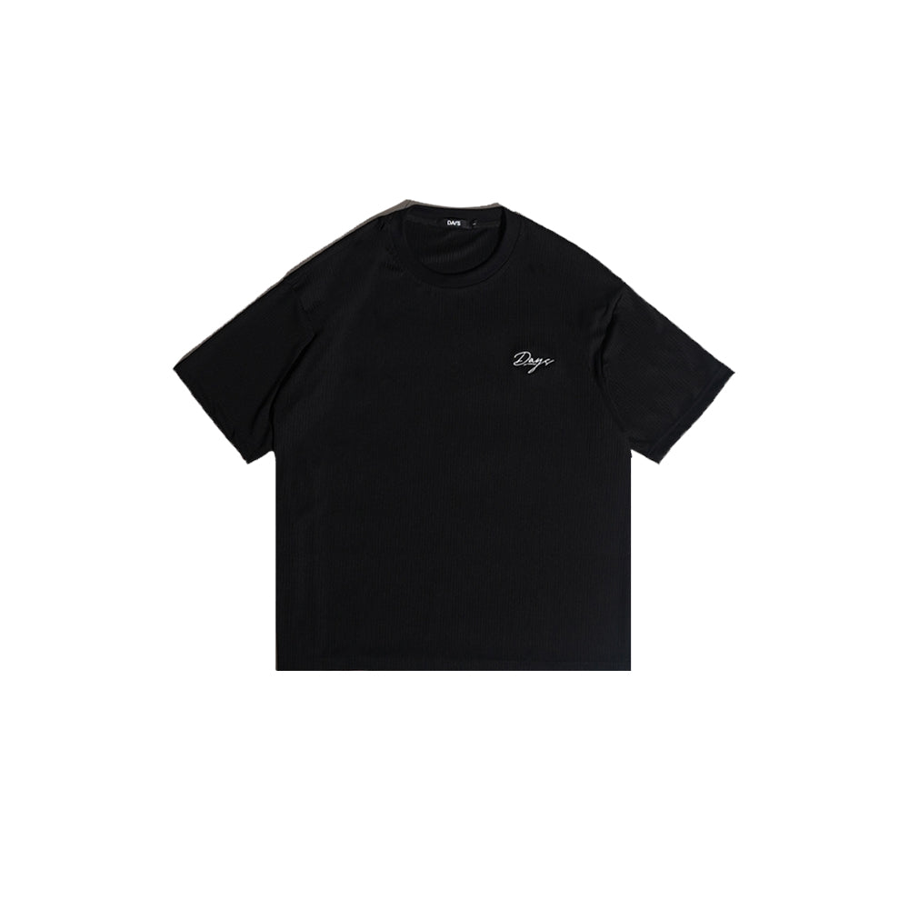 SCRIPT KNITTED SHIRT