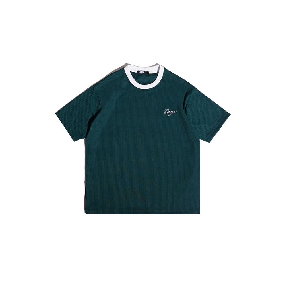 SCRIPT KNITTED SHIRT