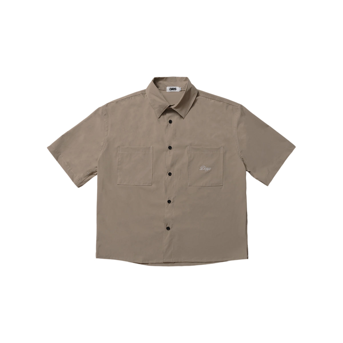 DAYS® FIELD NYLON LOOSE BOXY-FIT BUTTON-DOWN SHIRT