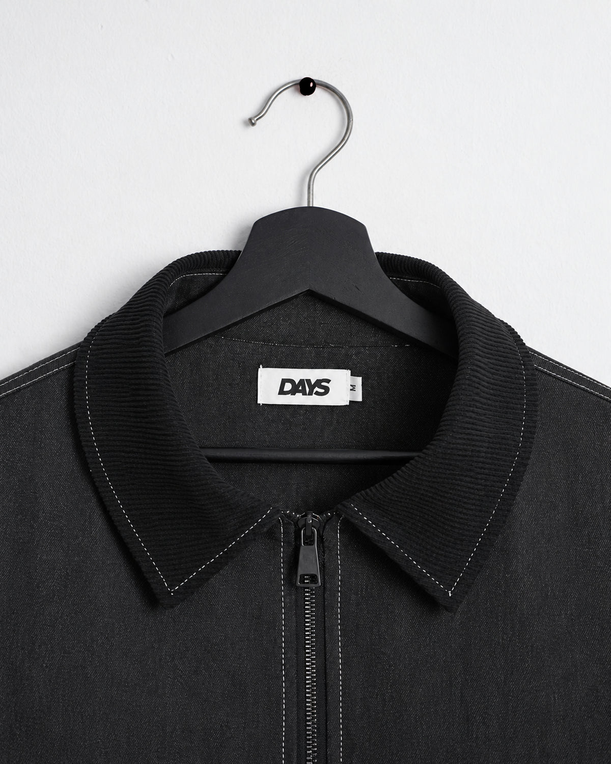QUEST DENIM REVERSE-STITCH WORK JACKET