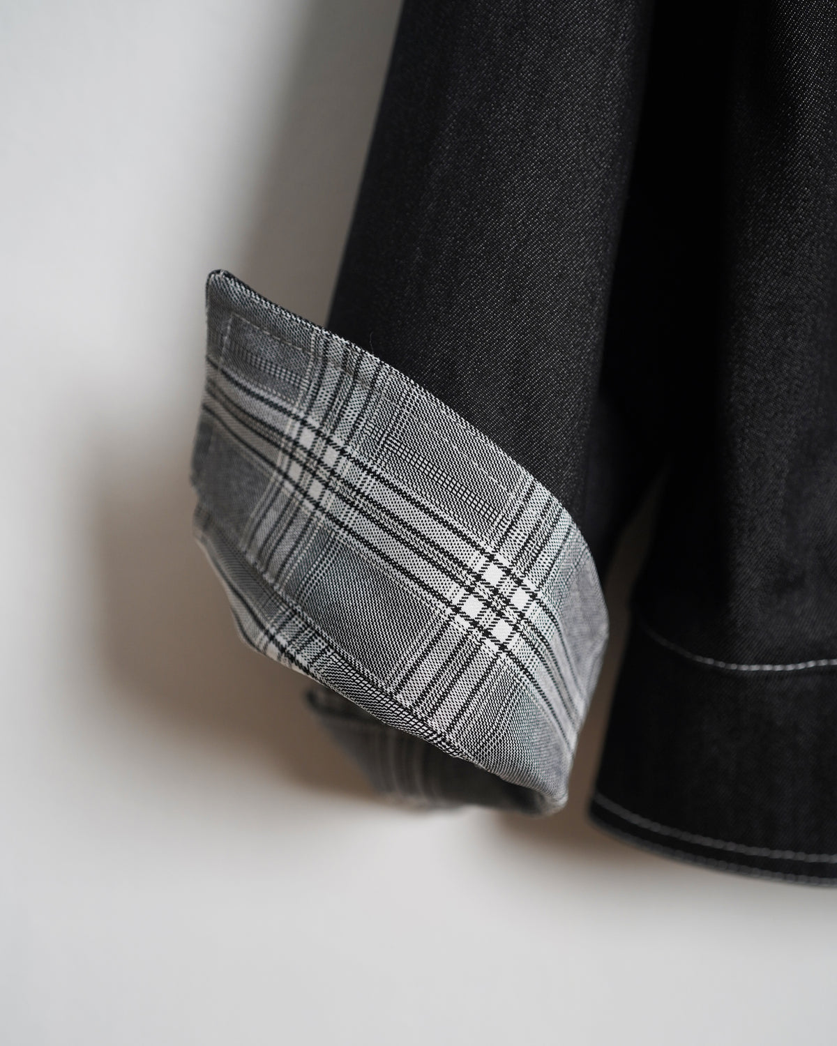 QUEST DENIM REVERSE-STITCH WORK JACKET