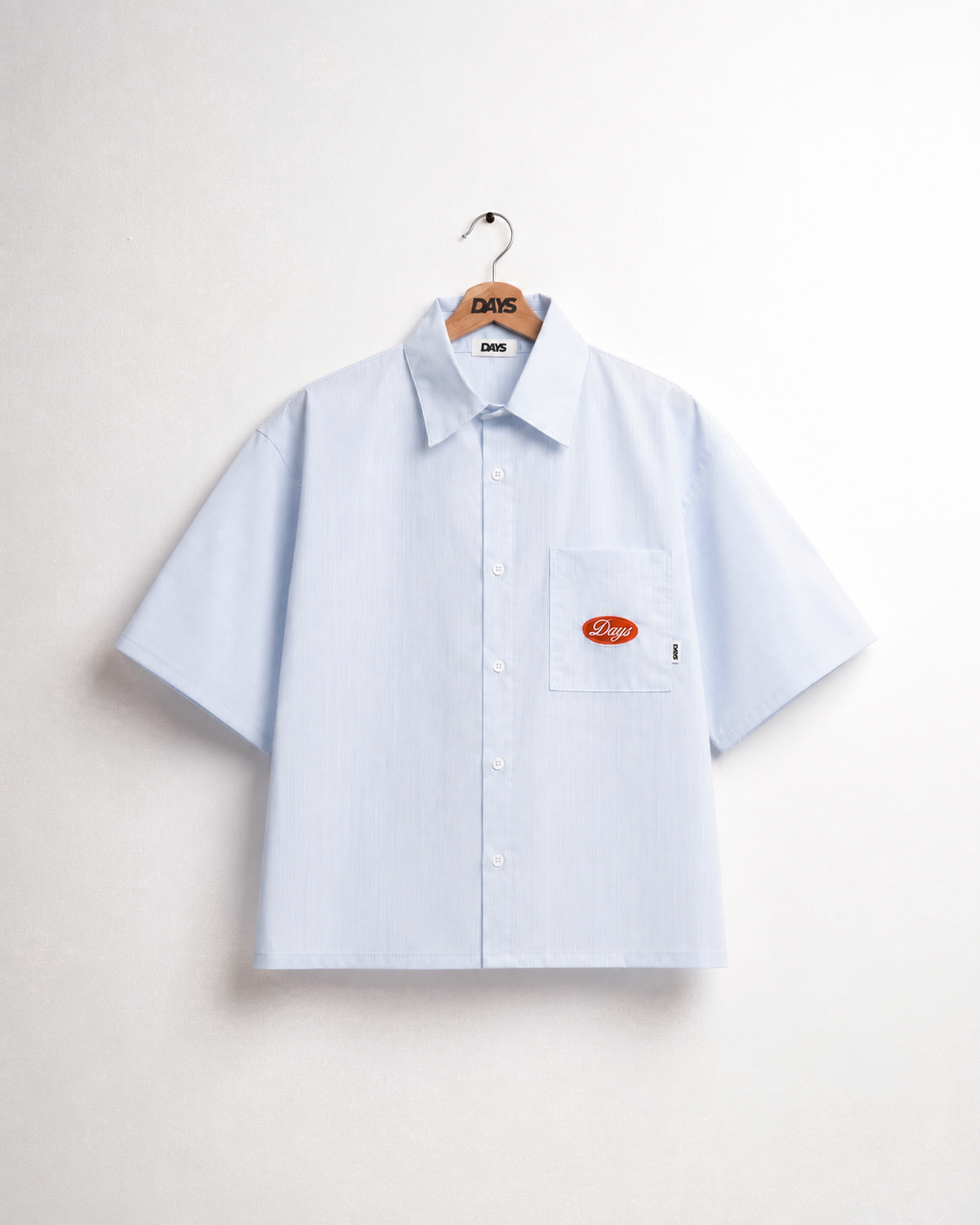 CARMINE PINSTRIPE BUTTON-DOWN SHIRT