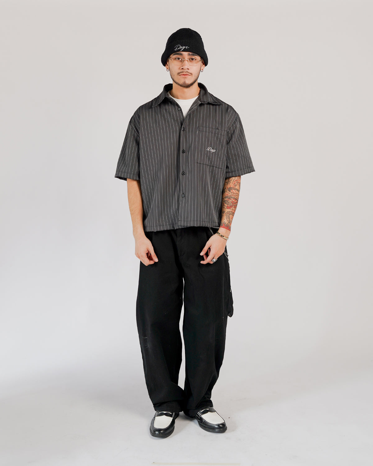 MONACO PINSTRIPE BUTTON-DOWN SHIRT