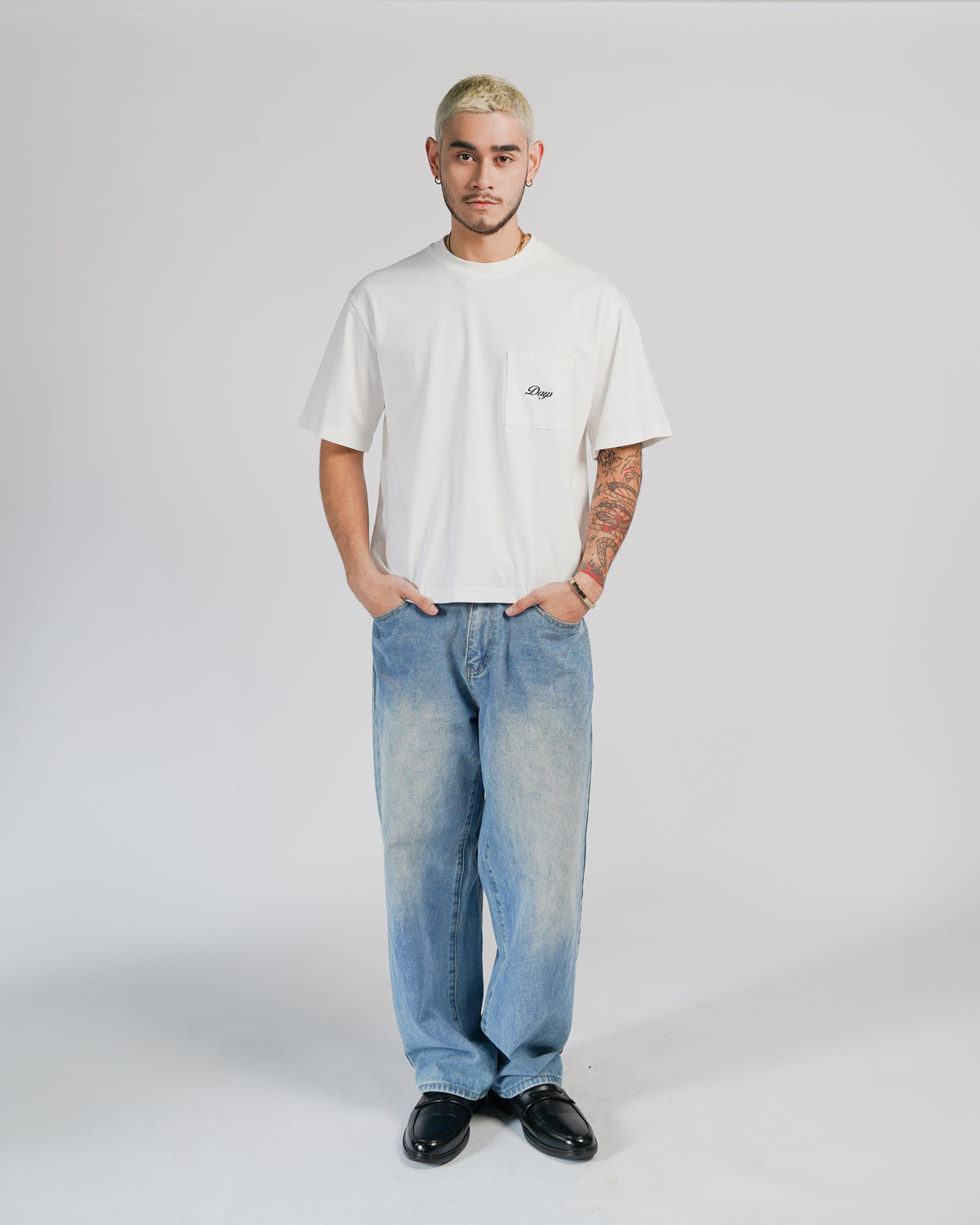 HERITAGE-240 LOOSE/CROPPED-FIT POCKET SHIRT
