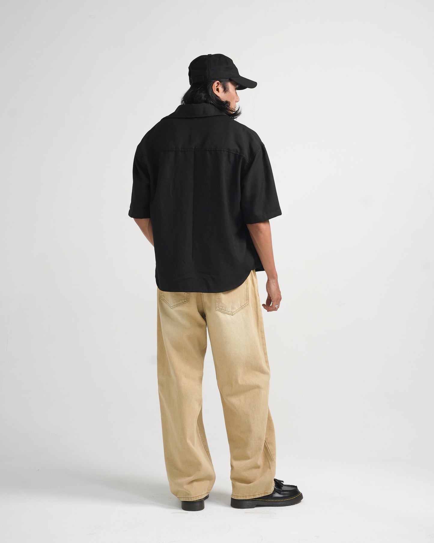 CANBERRA OVERSIZED BOXY LINEN BUTTON-DOWN SHIRT