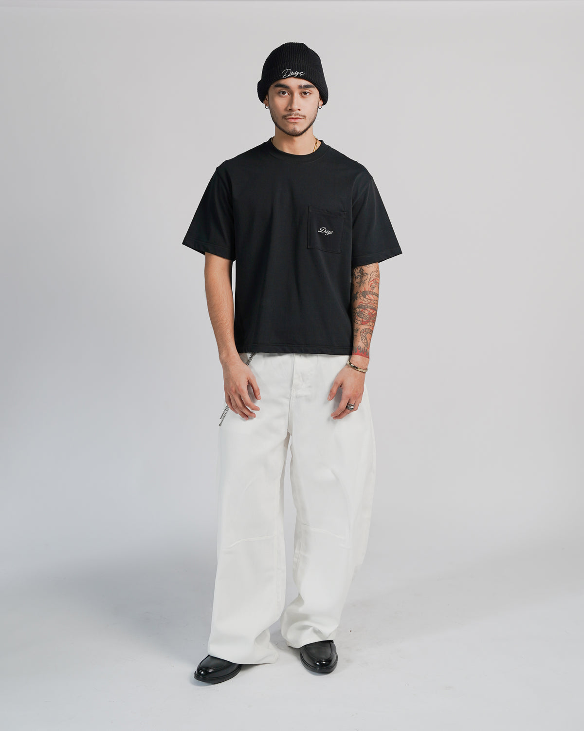HERITAGE-240 LOOSE/CROPPED-FIT POCKET SHIRT