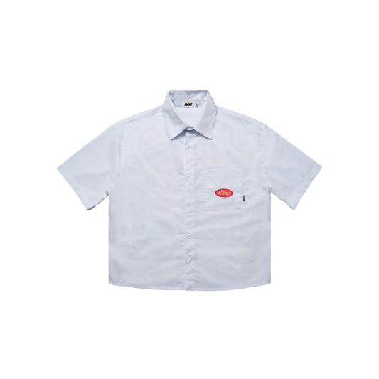 CARMINE PINSTRIPE BUTTON-DOWN SHIRT