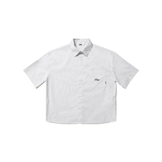 SOFIA PINSTRIPE BOXY BUTTON-DOWN SHIRT