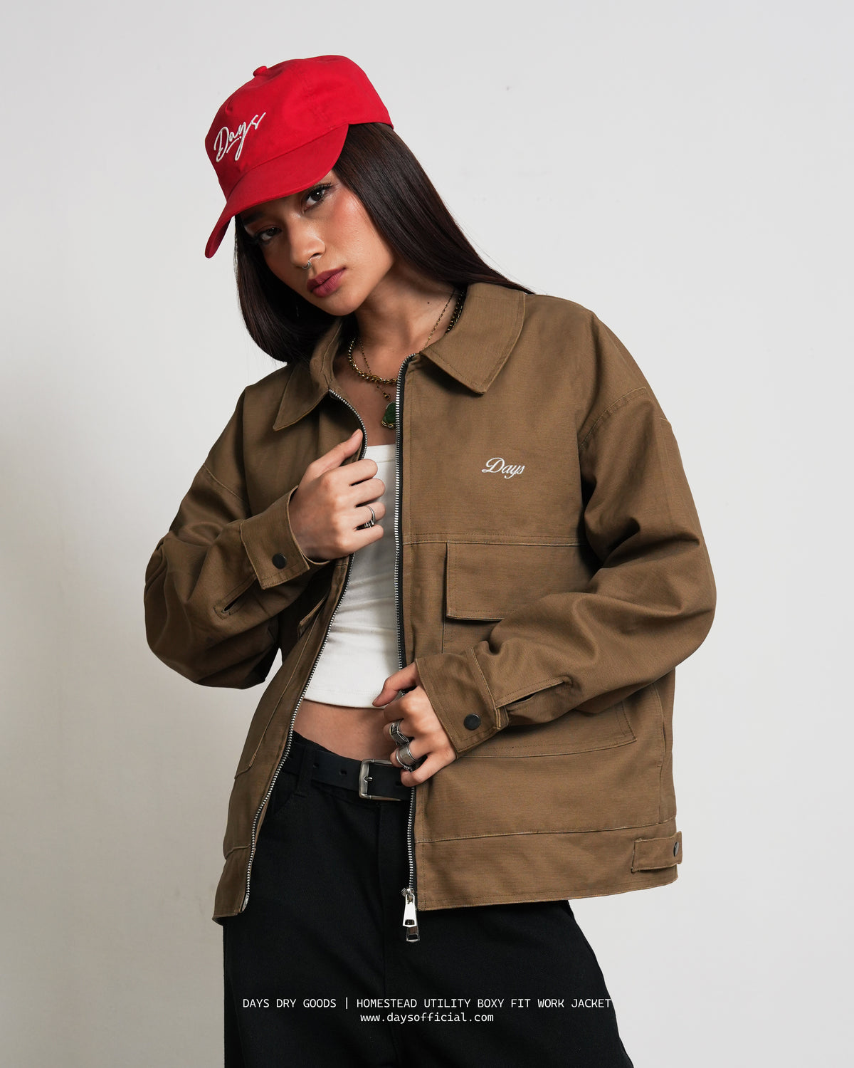 HOMESTEAD UTILITY BOXY FIT WORK JACKET