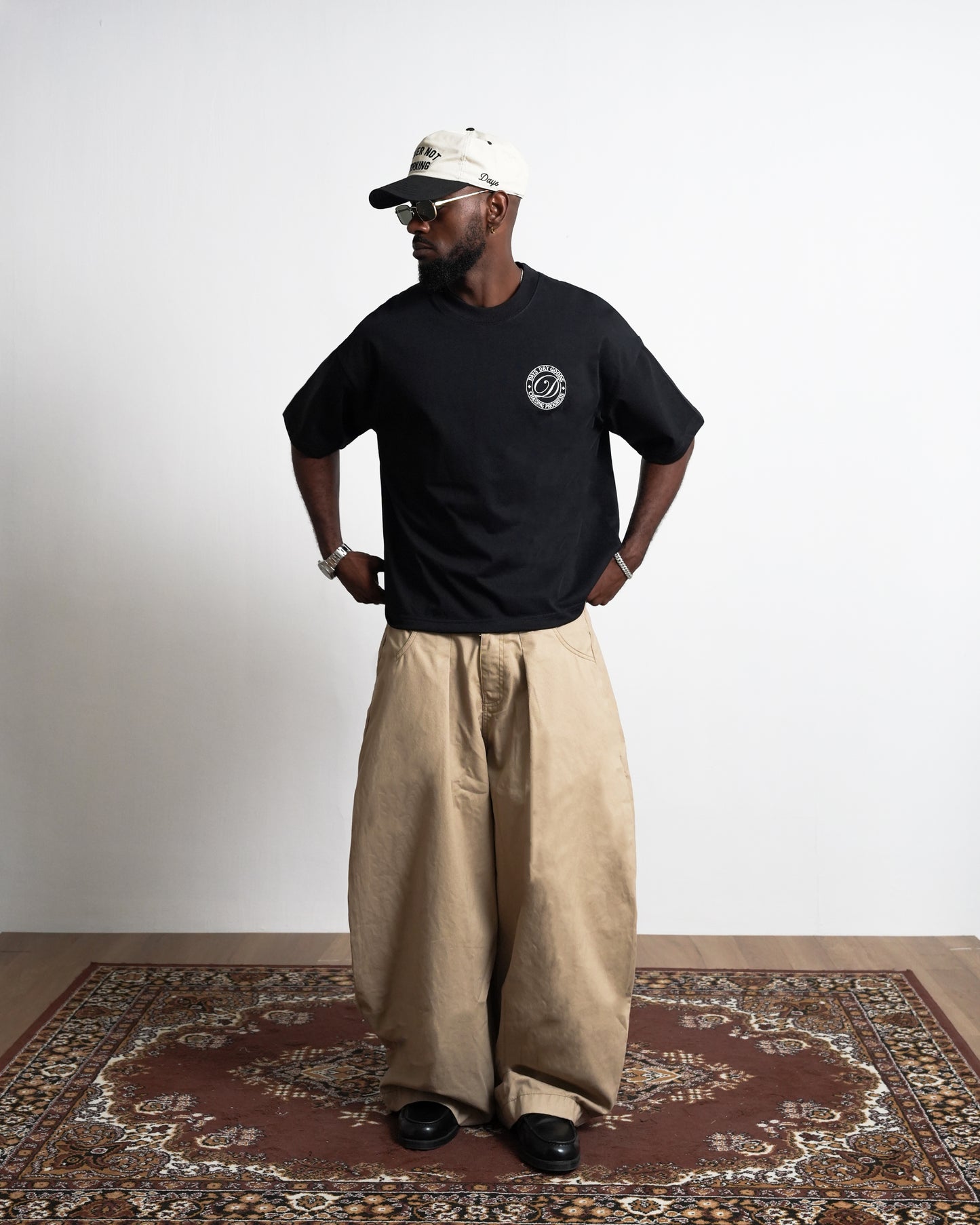 EMBLEM — HERITAGE-300 OVERSIZED CROPPED FIT T-SHIRT