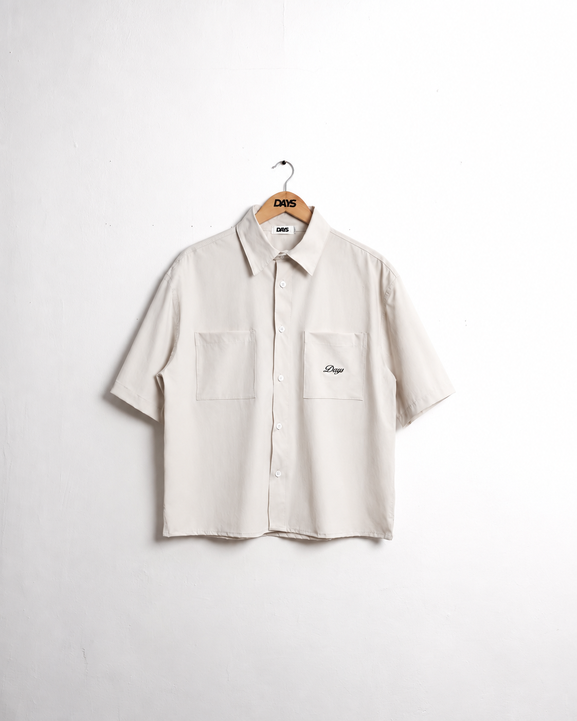 DAYS® FIELD NYLON LOOSE BOXY-FIT BUTTON-DOWN SHIRT