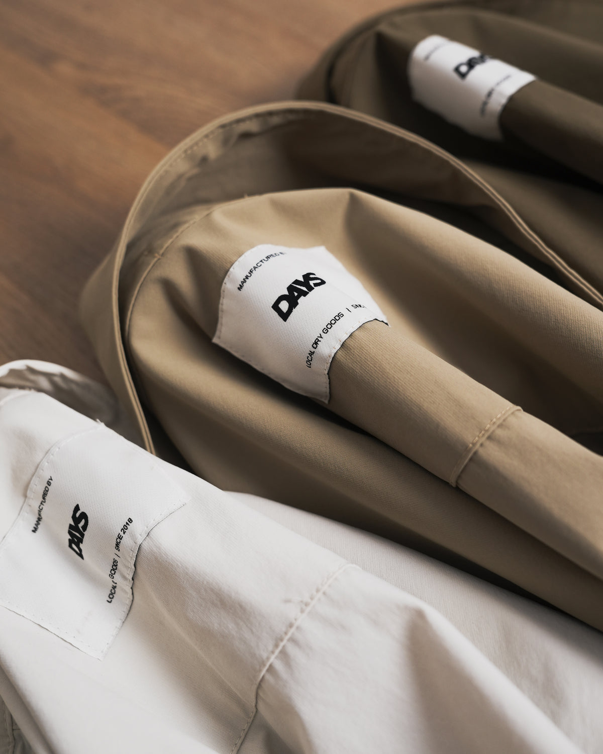 DAYS® FIELD NYLON LOOSE BOXY-FIT BUTTON-DOWN SHIRT