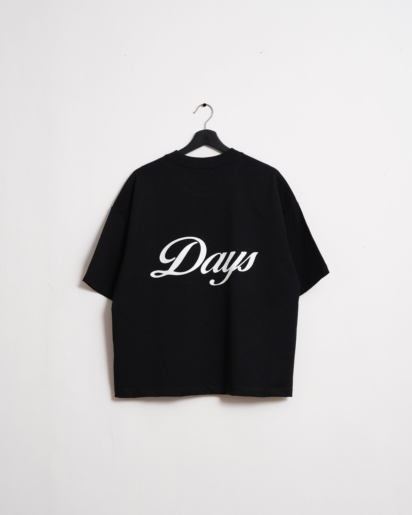 BLACK PARADISE — HERITAGE-300 OVERSIZED CROPPED FIT POCKET T-SHIRT