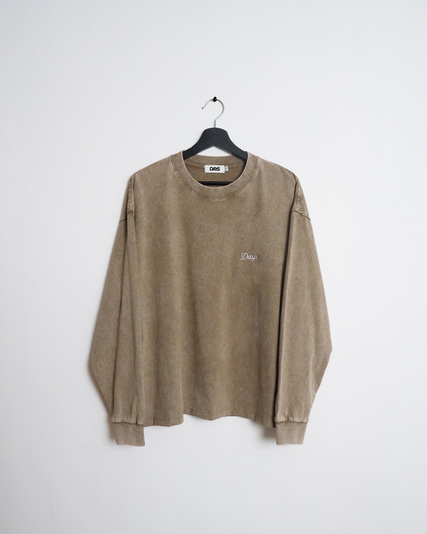 LESLEY BOXY LOOSE FIT STONE WASHED L/S SHIRT