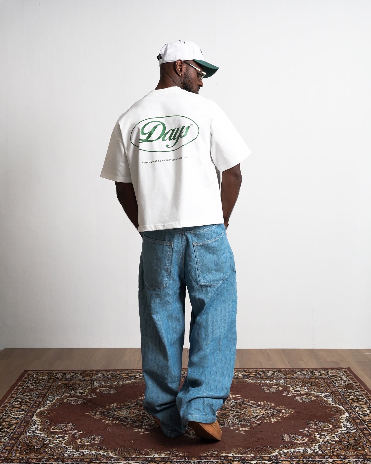 FAMILY OPERATION WHITE — HERITAGE-300 OVERSIZED CROPPED FIT POCKET T-SHIRT