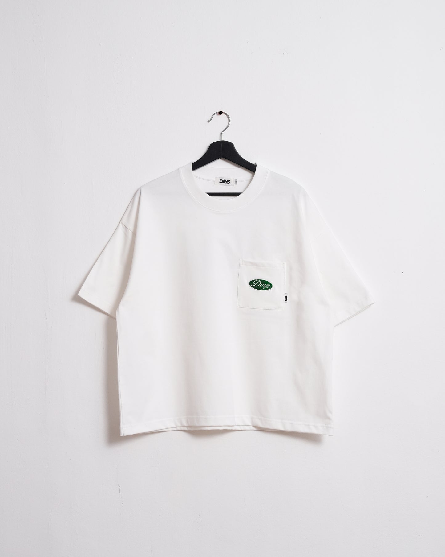 FAMILY OPERATION WHITE — HERITAGE-300 OVERSIZED CROPPED FIT POCKET T-SHIRT