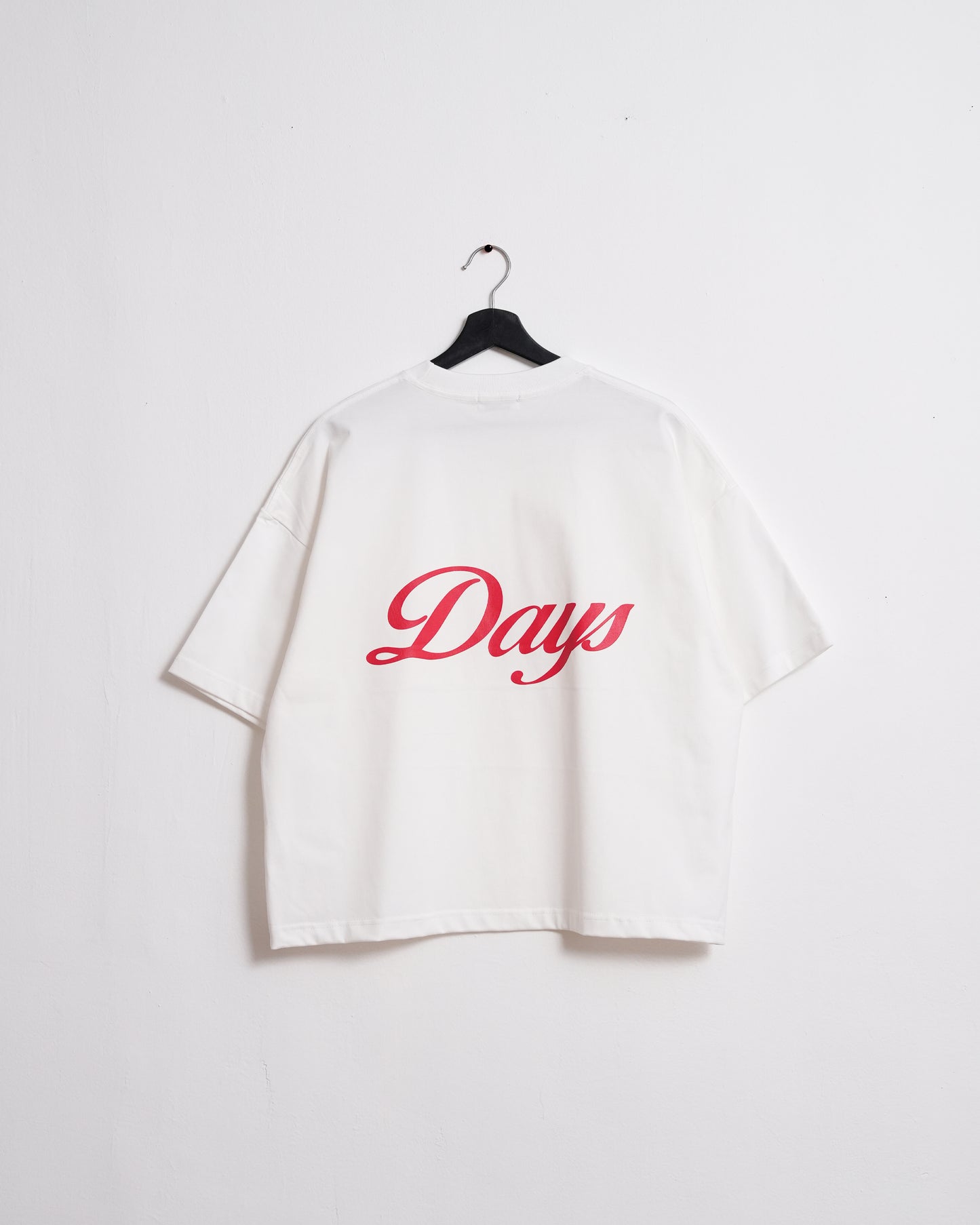 RED PARADISE — HERITAGE-300 OVERSIZED CROPPED FIT POCKET T-SHIRT