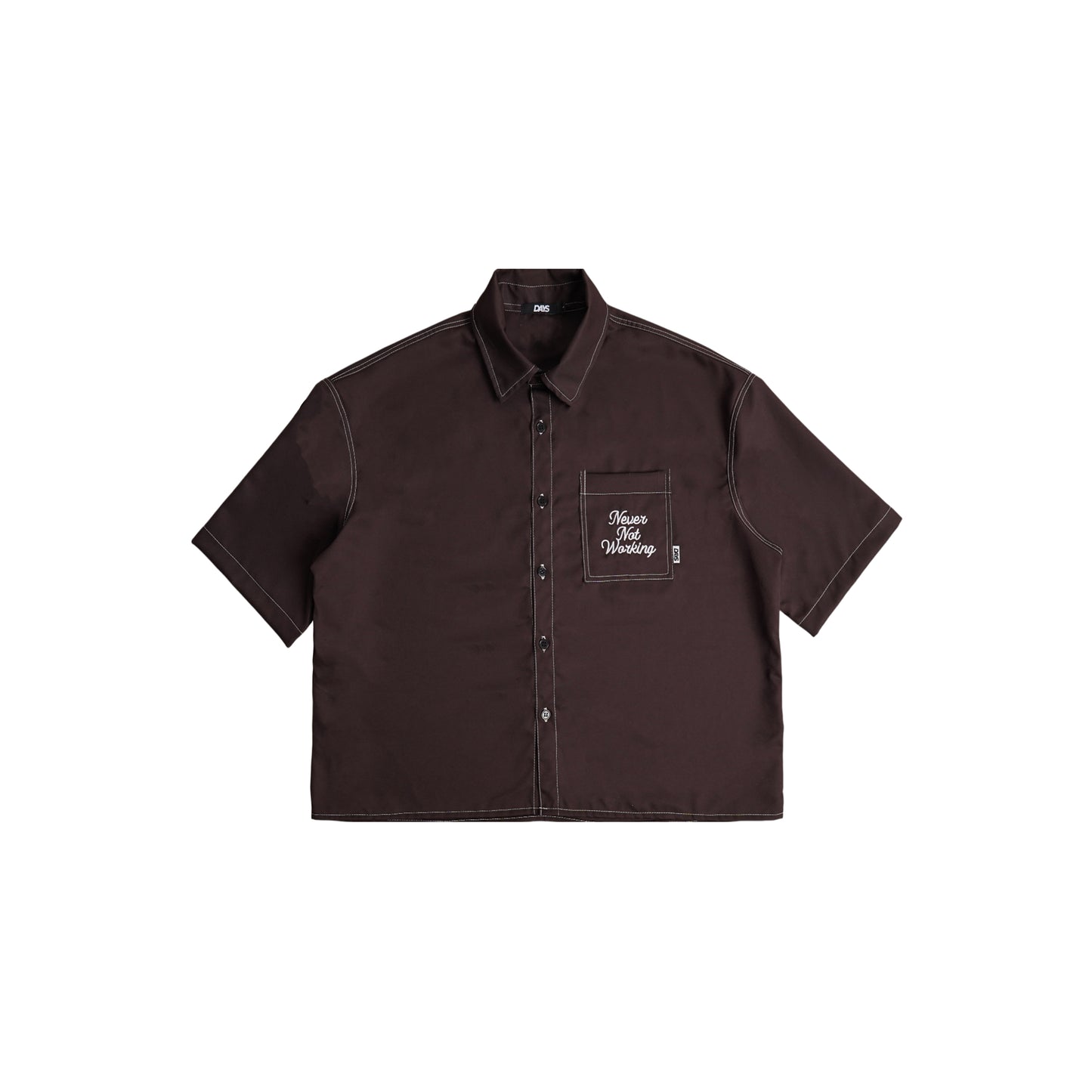 AMICI OVERSIZE BOXY CROPPED FIT BOWLER SHIRT