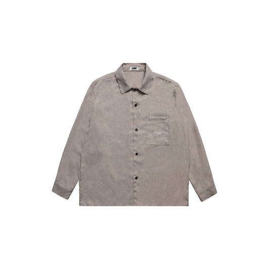 HALLMARK L/S LINEN BUTTON-DOWN SHIRT