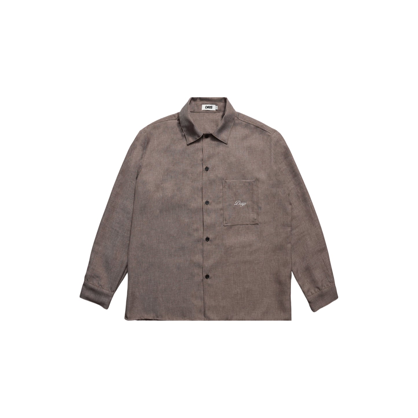 HALLMARK L/S LINEN BUTTON-DOWN SHIRT