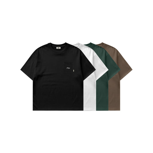 HERITAGE-240 LOOSE/CROPPED-FIT POCKET SHIRT