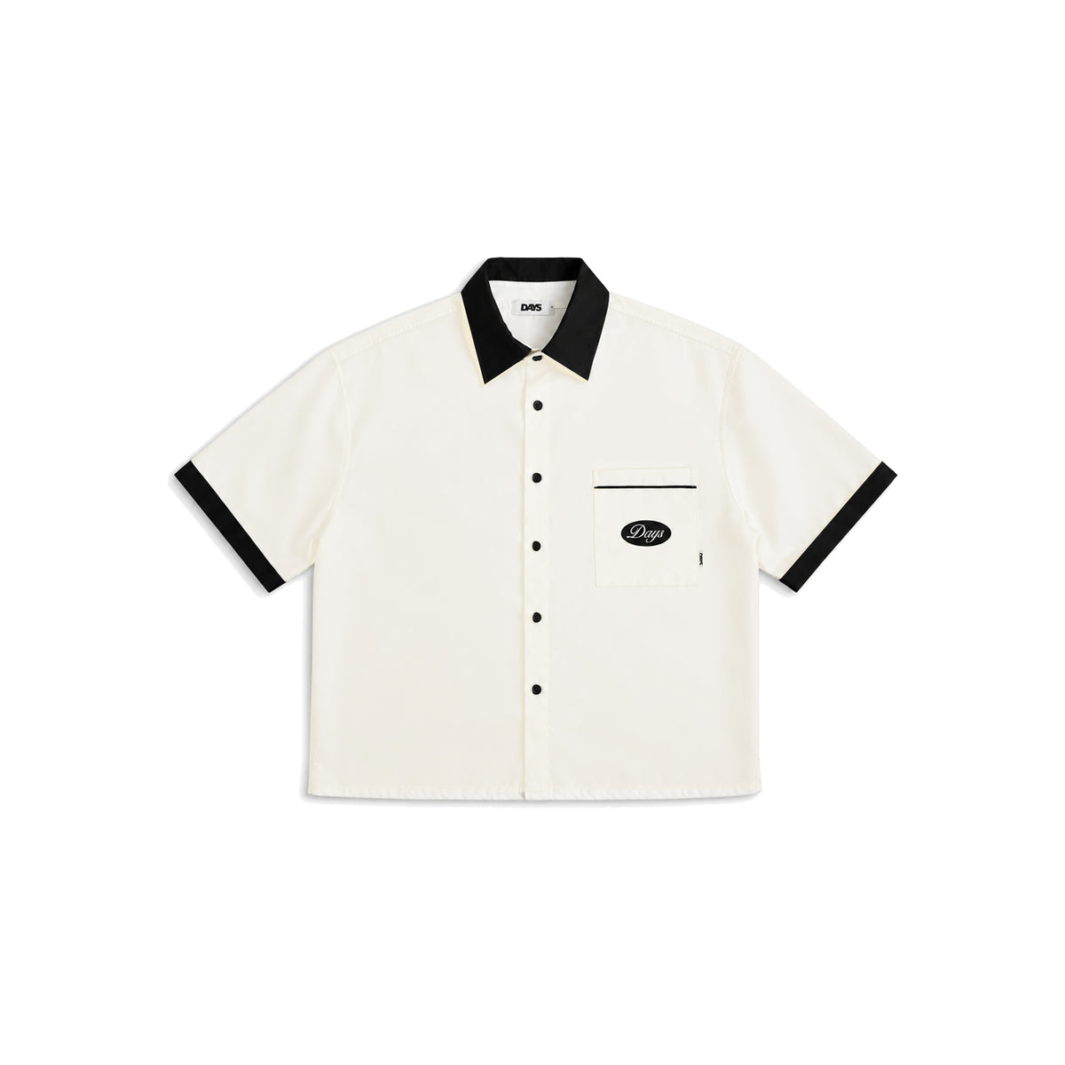 UNION LOOSE/CROPPED-FIT BOWLER SHIRT