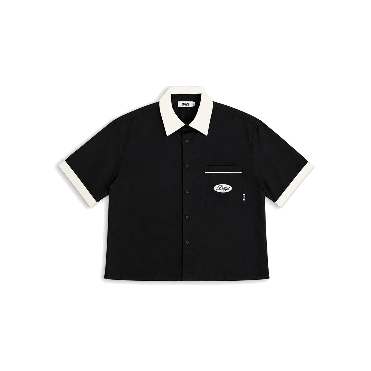 UNION LOOSE/CROPPED-FIT BOWLER SHIRT