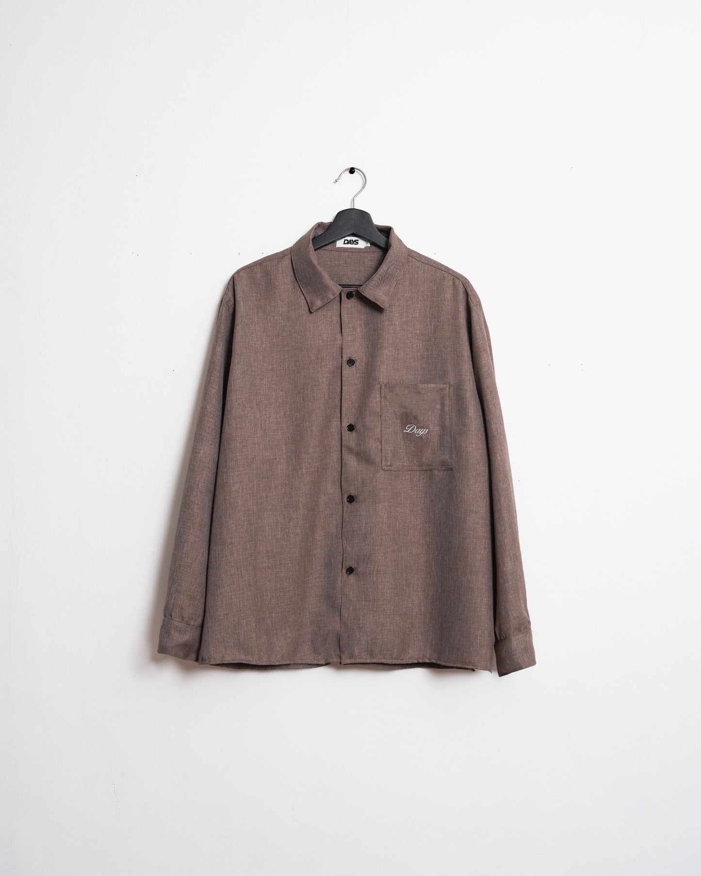 HALLMARK L/S LINEN BUTTON-DOWN SHIRT