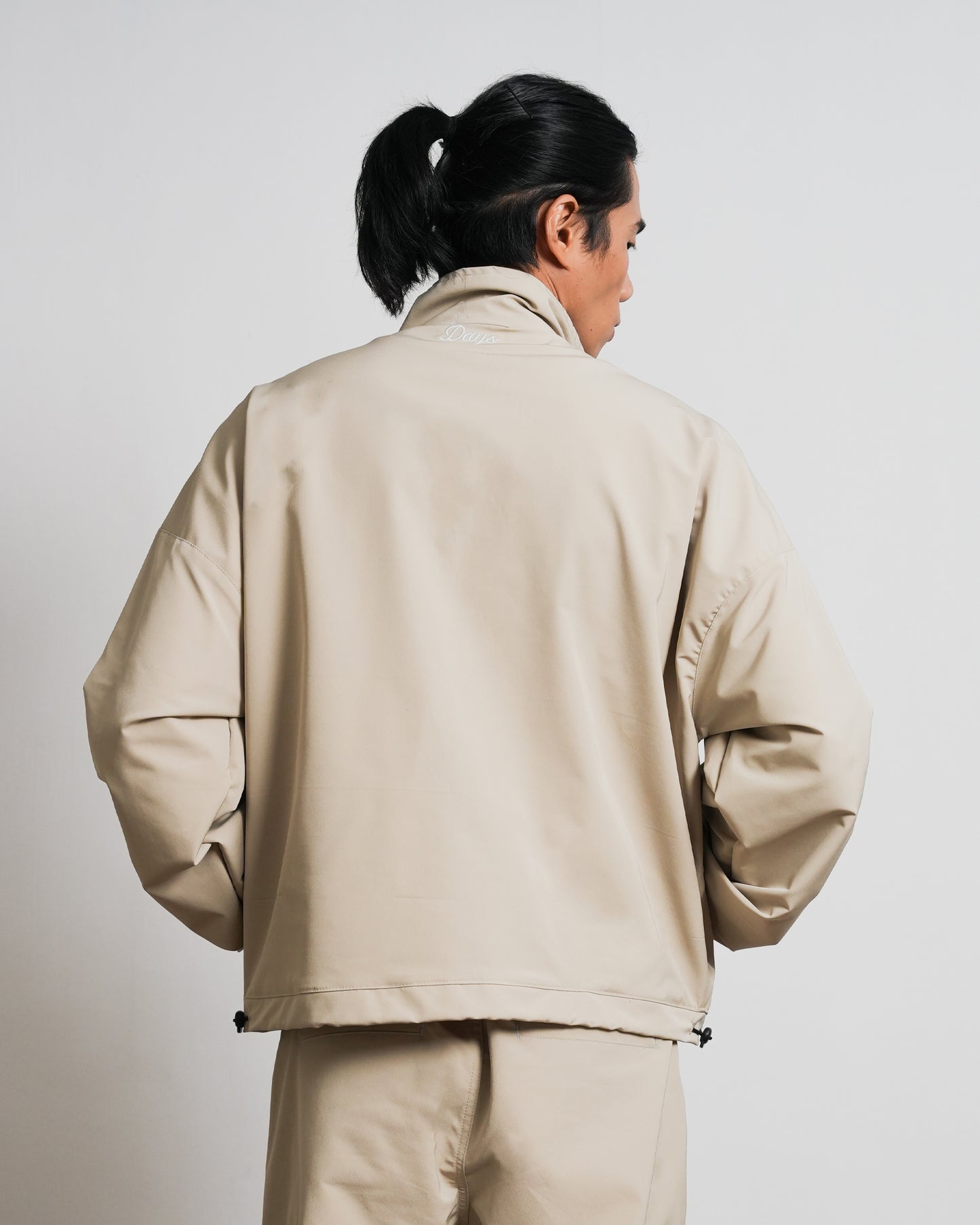 OFF-GRID BOXY FIT NYLON TRACK JACKET