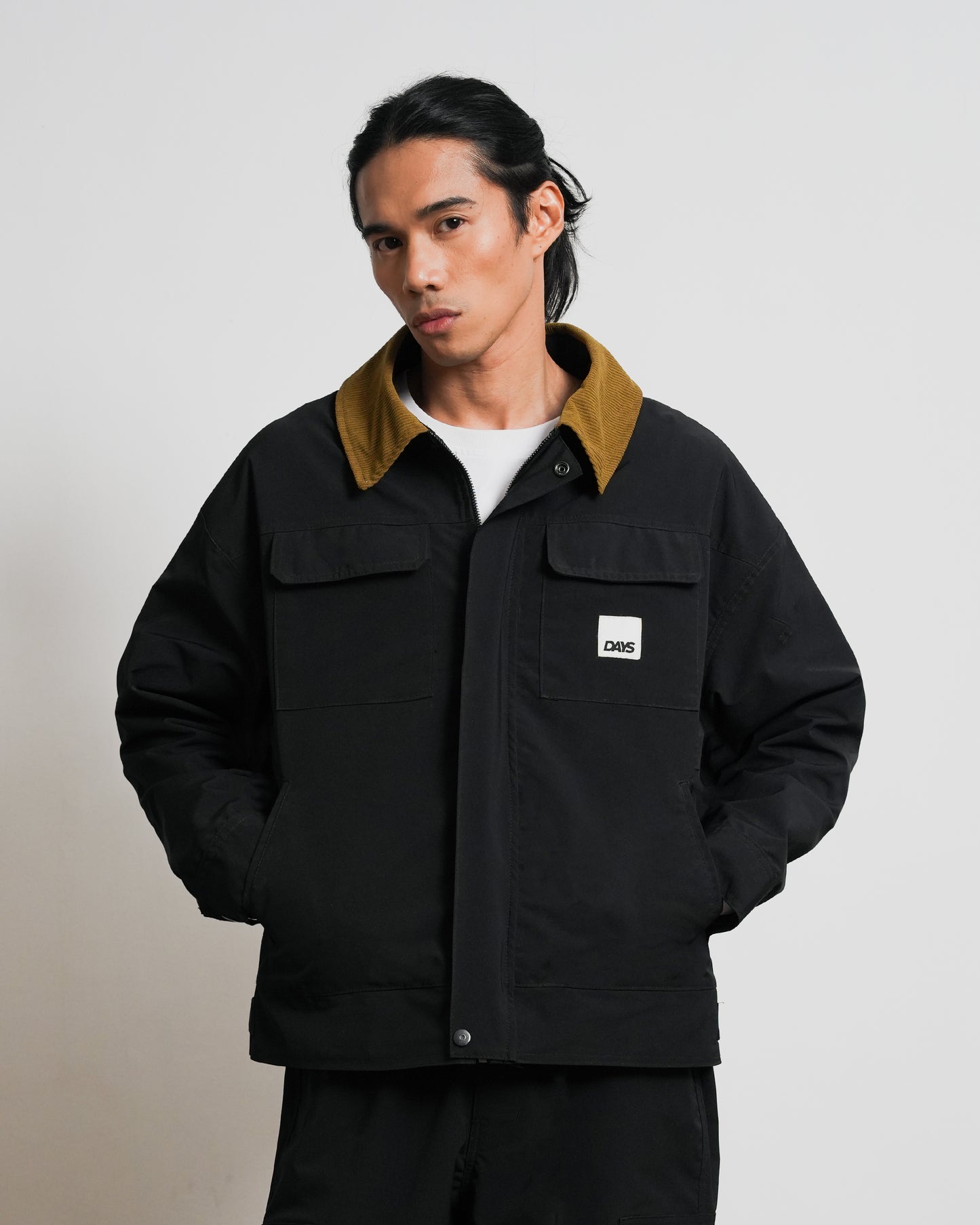 OFF-GRID BOXY FIT NYLON WORK JACKET