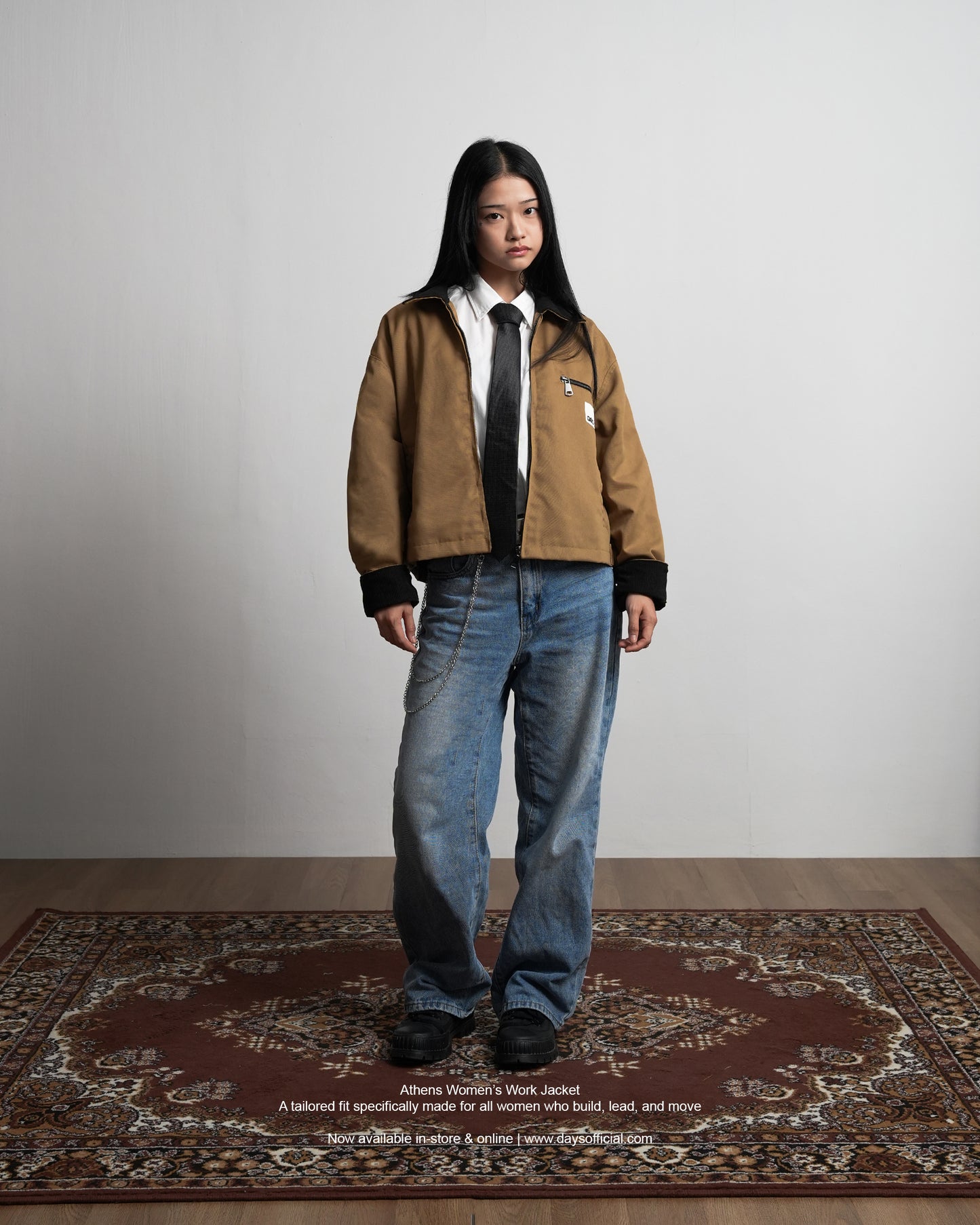 ATHENS WOMENS BOXY FIT WORK JACKET