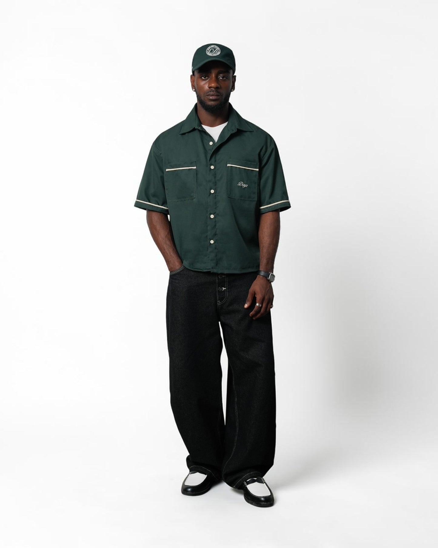 HALLMARK BOXY CROPPED BOWLER SHIRT