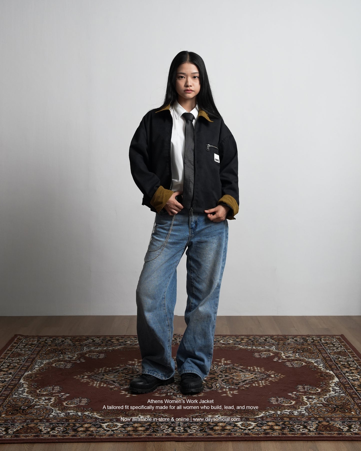 ATHENS WOMENS BOXY FIT WORK JACKET
