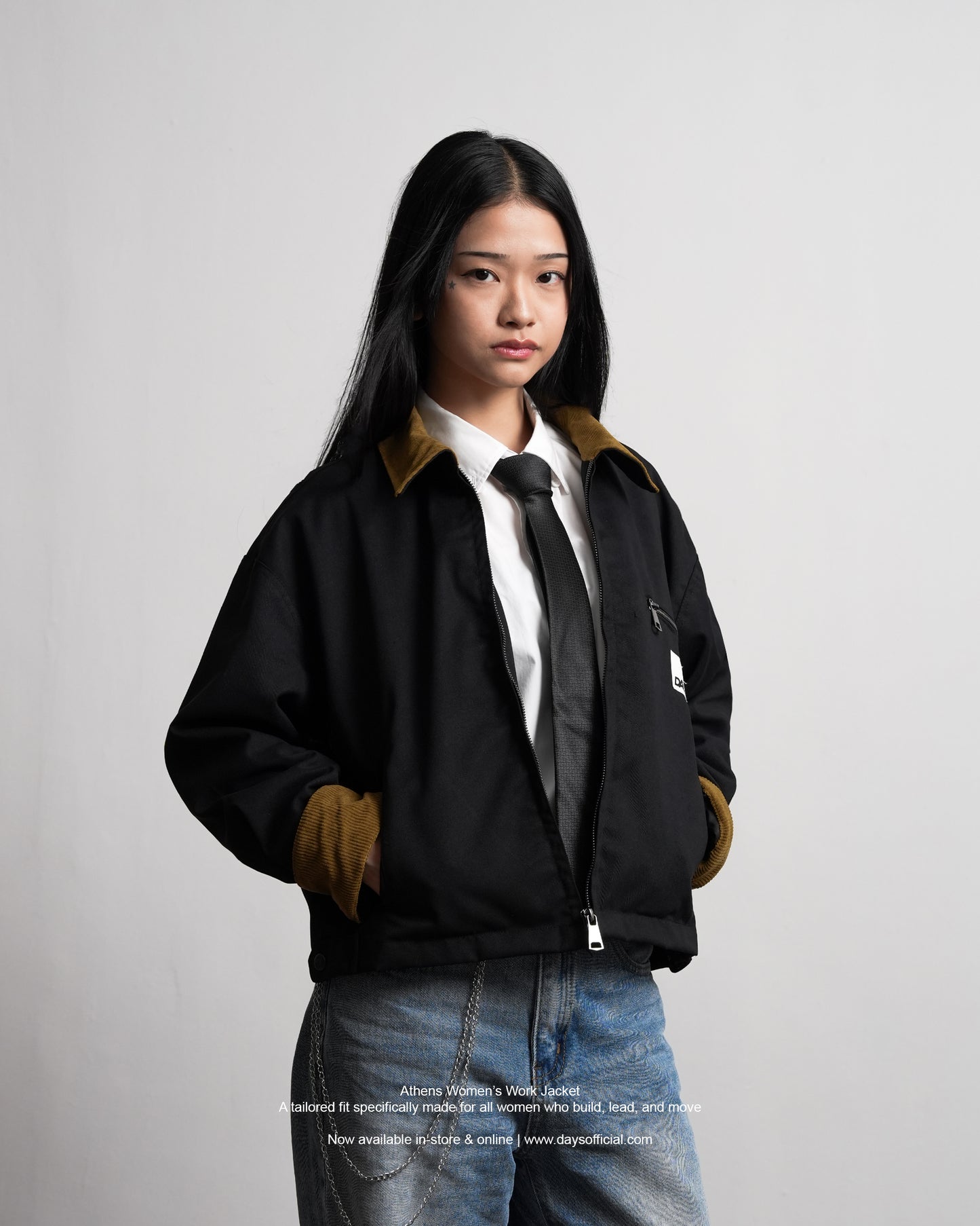 ATHENS WOMENS BOXY FIT WORK JACKET