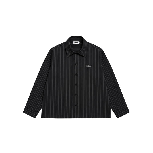 MONACO PINSTRIPE L/S BUTTON-DOWN SHIRT