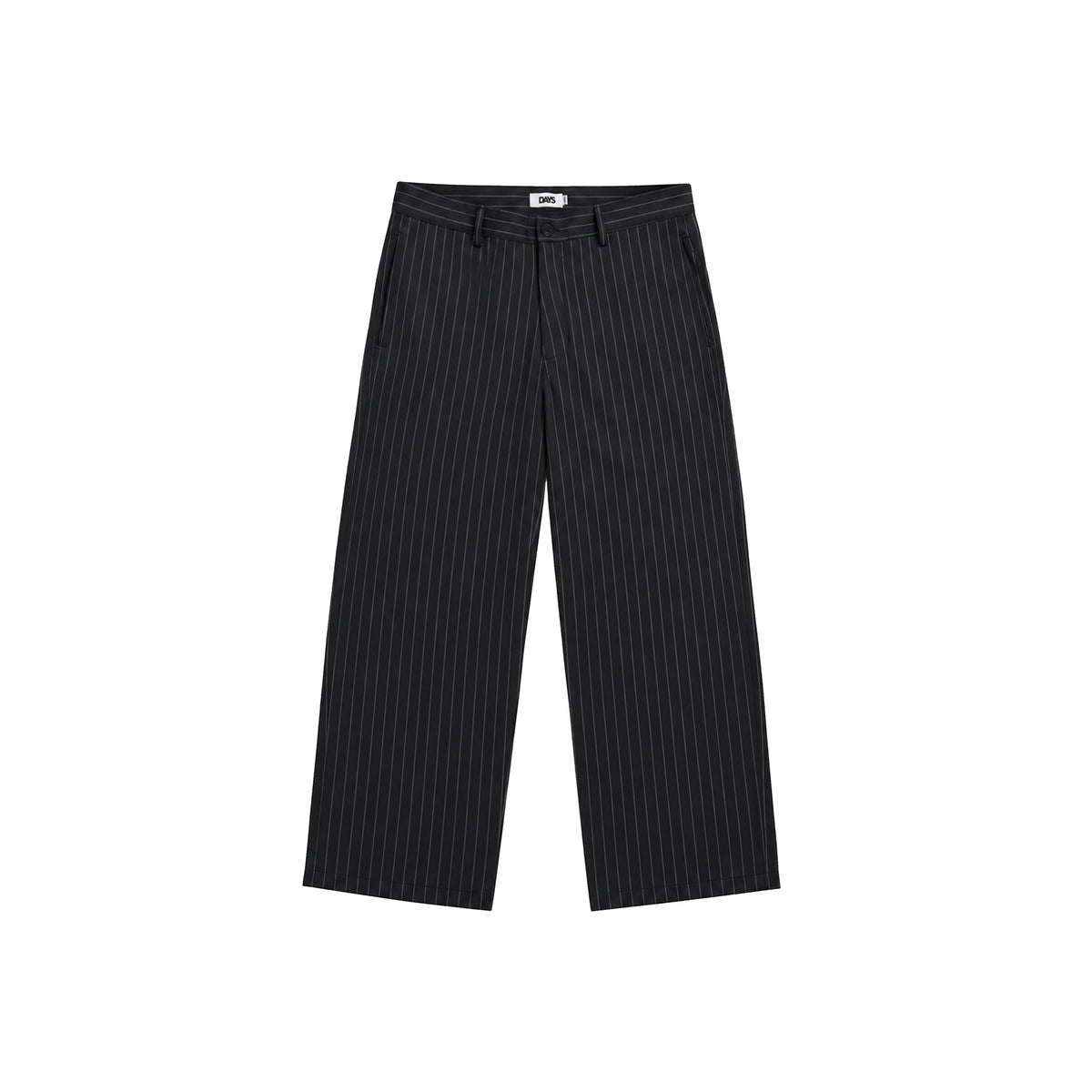 MONACO PINSTRIPE SEMI-WIDE FIT PANTS