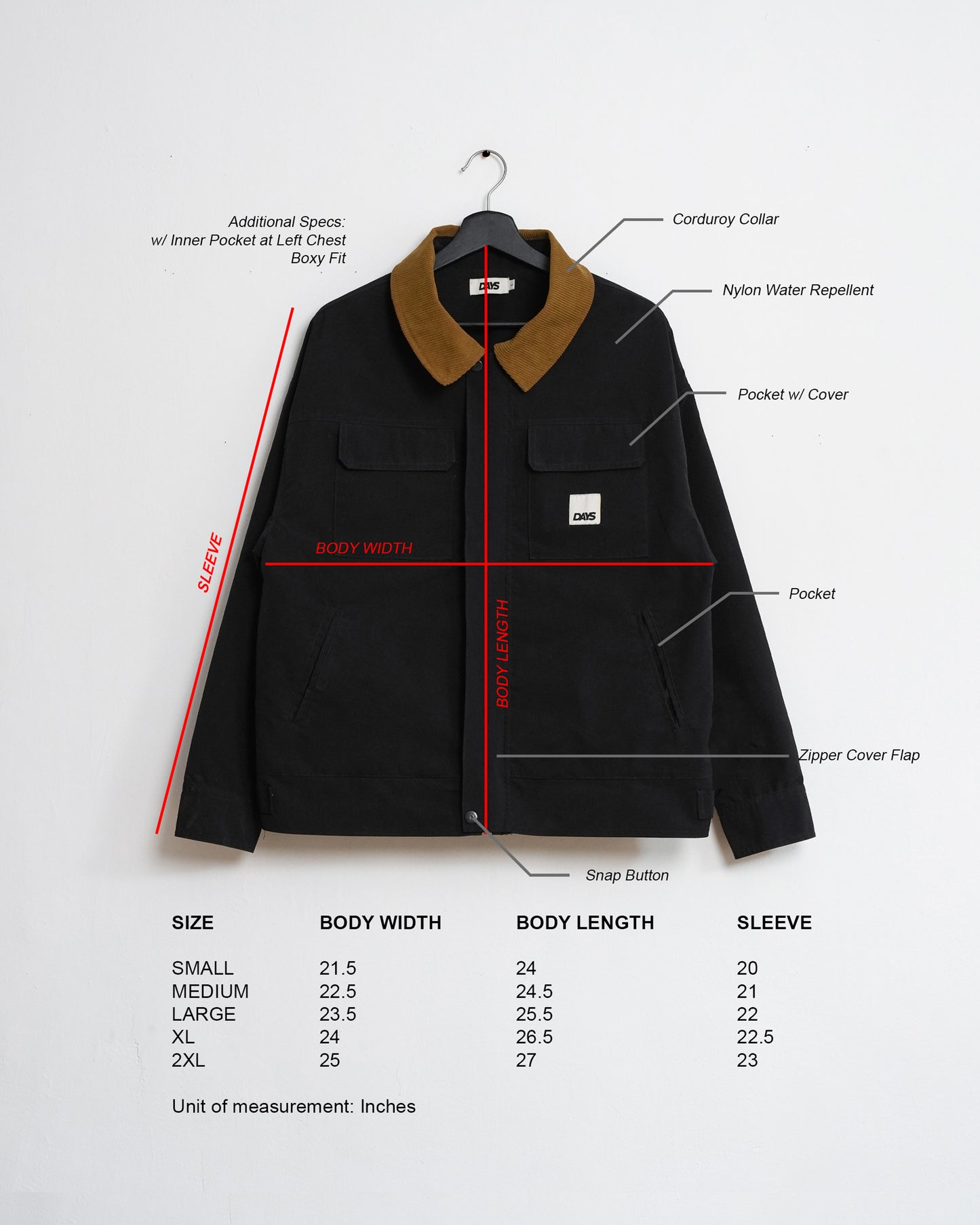 OFF-GRID BOXY FIT NYLON WORK JACKET